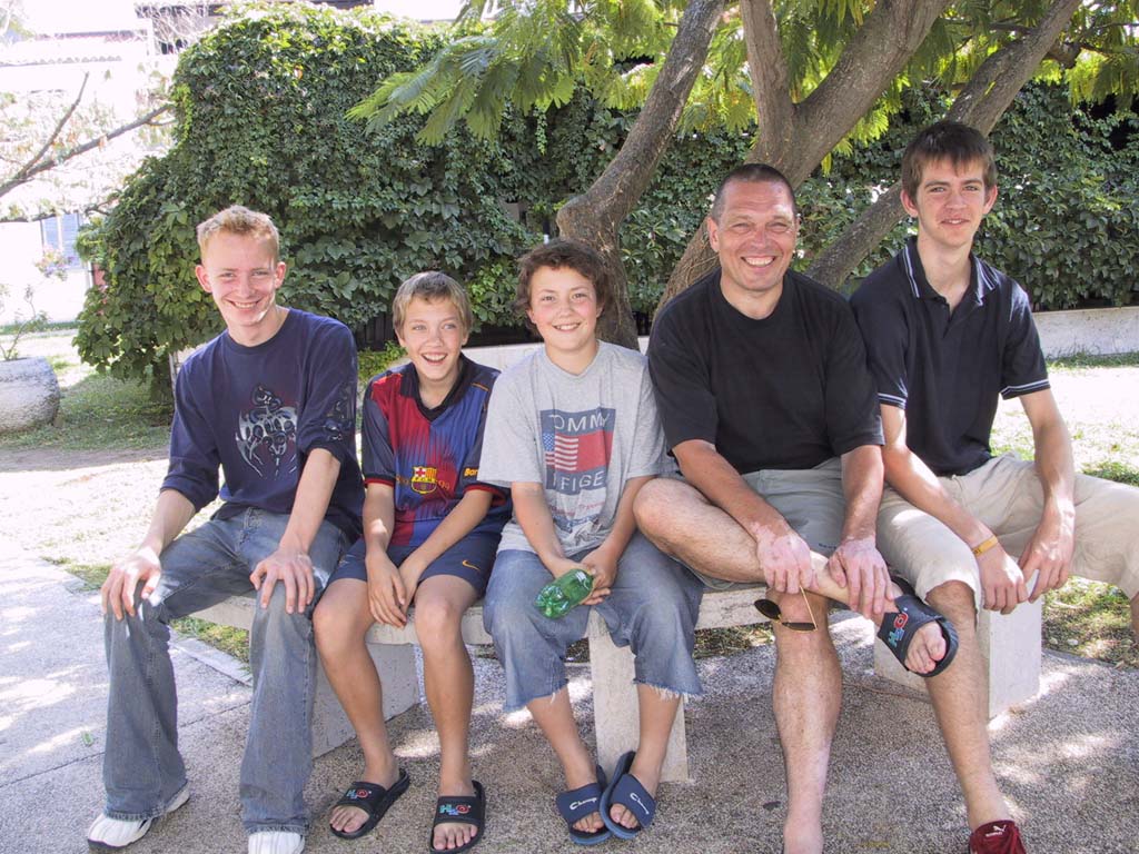 Den danske delegation ved Ungdoms-EM i Budva 2003